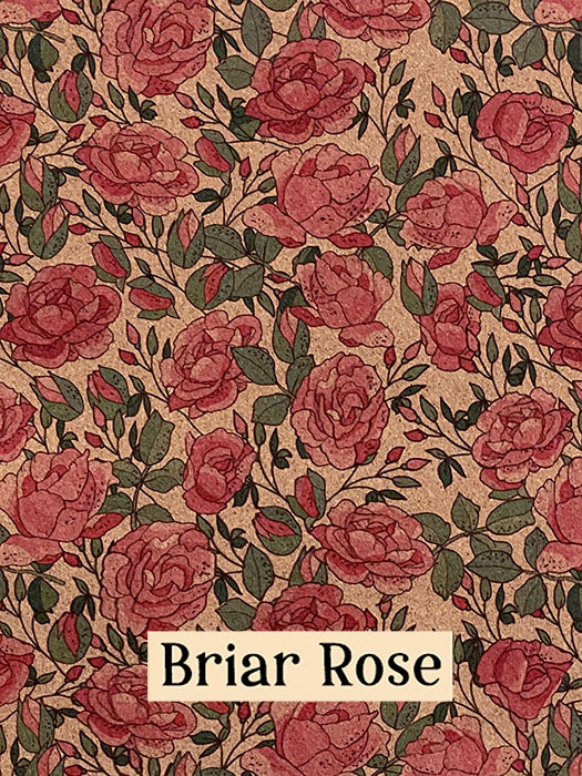 Adhesive Cork Fabric - BRIAR ROSE