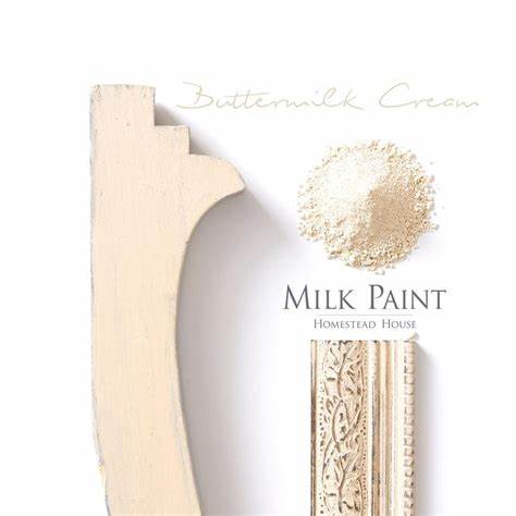 Homestead House Milk Paint - BUTTERMILK CREAM - Rustic Farmhouse Charm