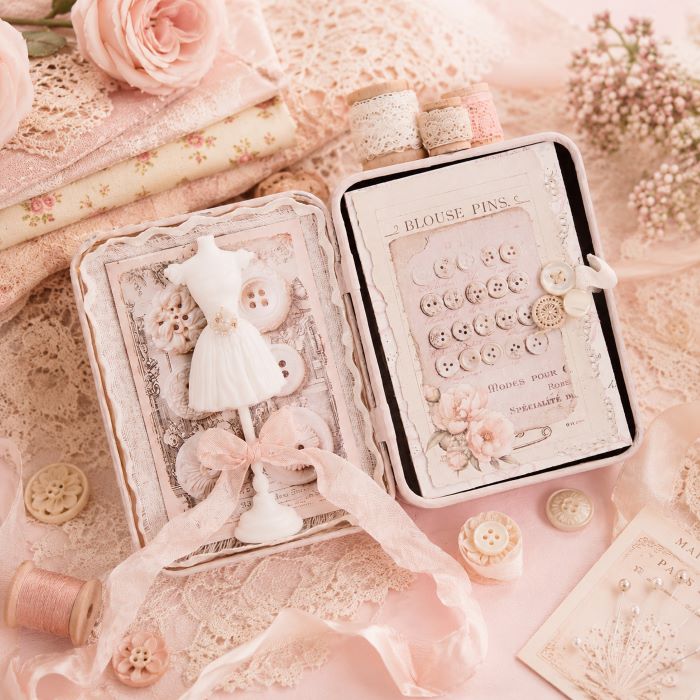NEW! Prima Marketing Mould - BUTTONS & KEEPSAKES COLLECTION by Frank Garcia (5" x 8")