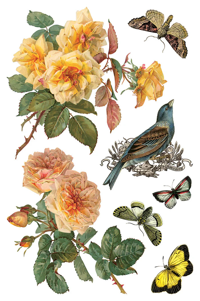 NEW! IOD Transfer Pad - BY ANY OTHER NAME (set of eight 8"x12" sheets) - Rustic Farmhouse Charm