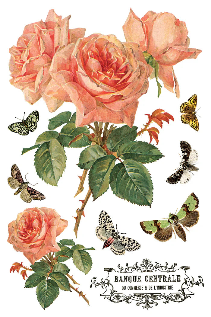 NEW! IOD Transfer Pad - BY ANY OTHER NAME (set of eight 8"x12" sheets) - Rustic Farmhouse Charm