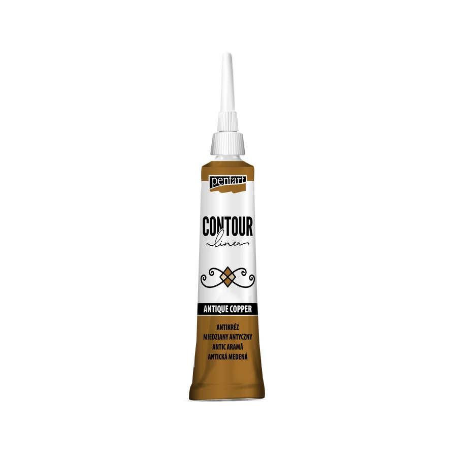 Pentart Contour Liner (20ml) - Rustic Farmhouse Charm