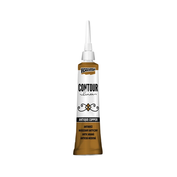 Pentart Contour Liner (20ml) - Rustic Farmhouse Charm