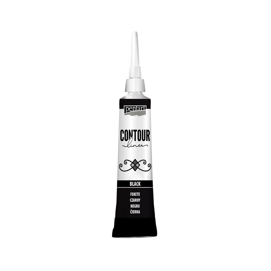 Pentart Contour Liner (20ml) - Rustic Farmhouse Charm