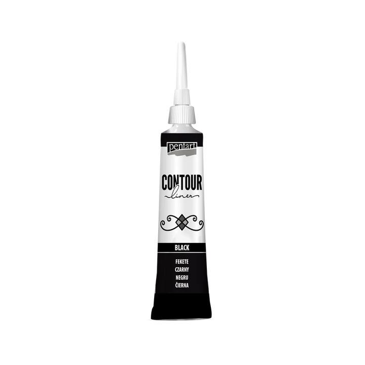 Pentart Contour Liner (20ml) - Rustic Farmhouse Charm