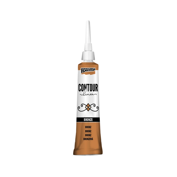 Pentart Contour Liner (20ml) - Rustic Farmhouse Charm