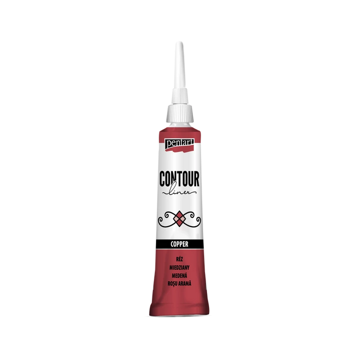 Pentart Contour Liner (20ml) - Rustic Farmhouse Charm