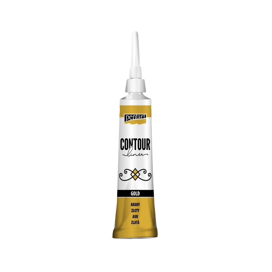 Pentart Contour Liner (20ml) - Rustic Farmhouse Charm
