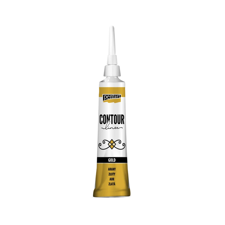 Pentart Contour Liner (20ml) - Rustic Farmhouse Charm