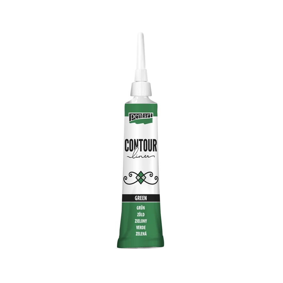 Pentart Contour Liner (20ml) - Rustic Farmhouse Charm