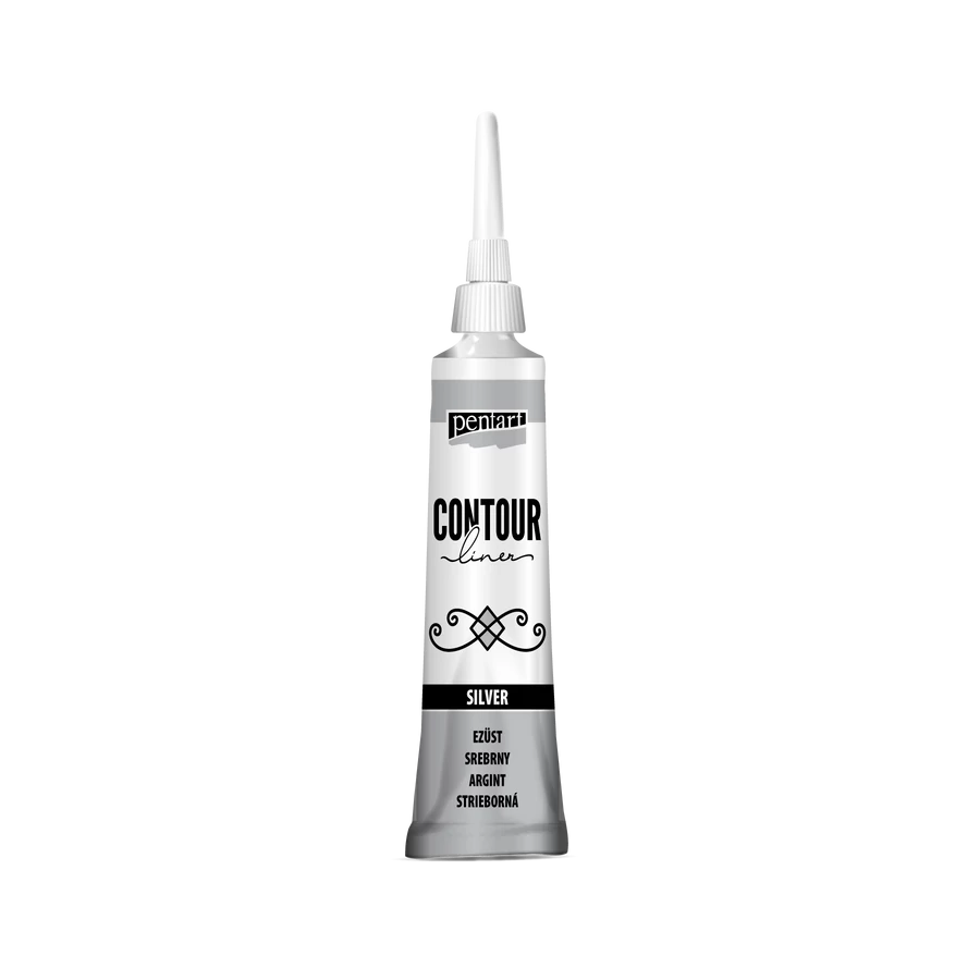 Pentart Contour Liner (20ml) - Rustic Farmhouse Charm