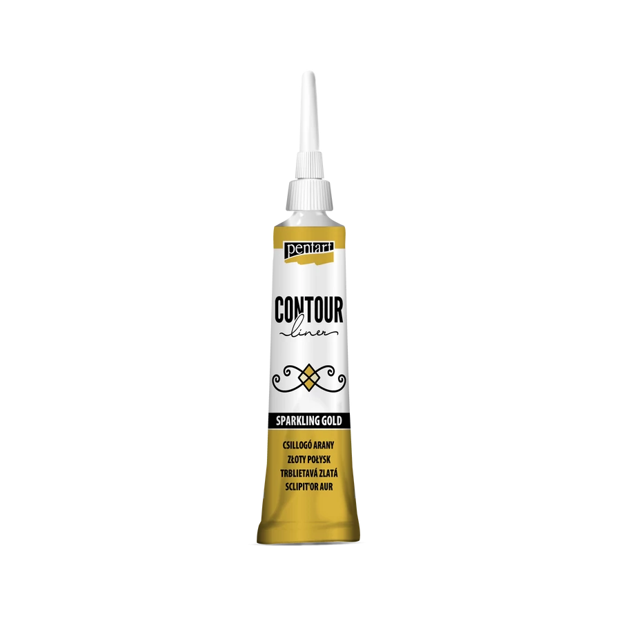 Pentart Contour Liner (20ml) - Rustic Farmhouse Charm