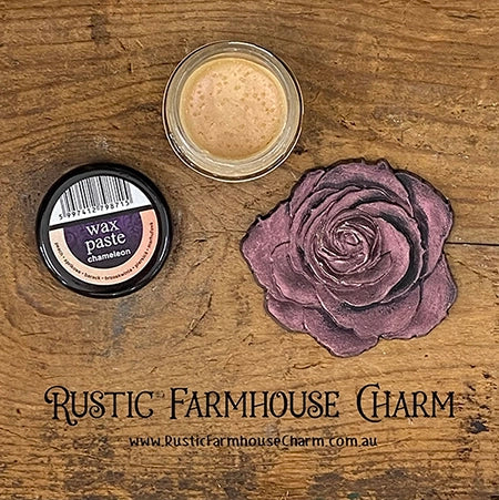 PEACH / APRICOT Chameleon Wax Paste by Pentart 20ml - Rustic Farmhouse Charm