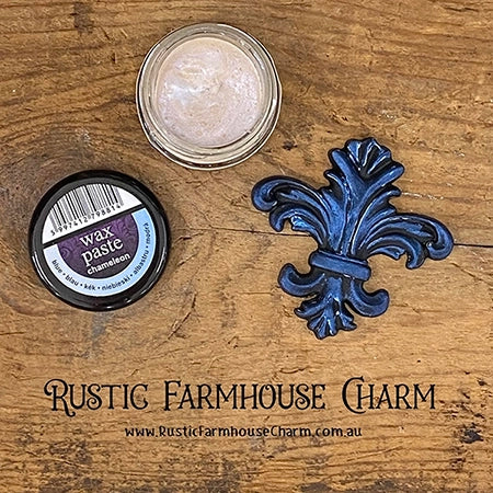 BLUE Chameleon Wax Paste by Pentart 20ml - Rustic Farmhouse Charm