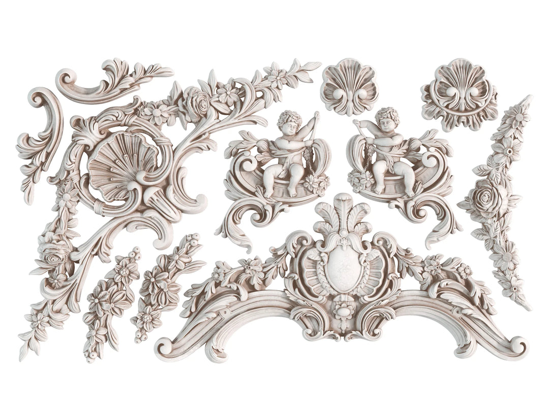 NEW! IOD Mould - CADRE (6"x10", 15.24cm x 25.4cm) - Rustic Farmhouse Charm