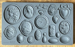 CAMEOS Mould by IOD (6"x10", 15.24cm x 25.4cm) - Rustic Farmhouse Charm