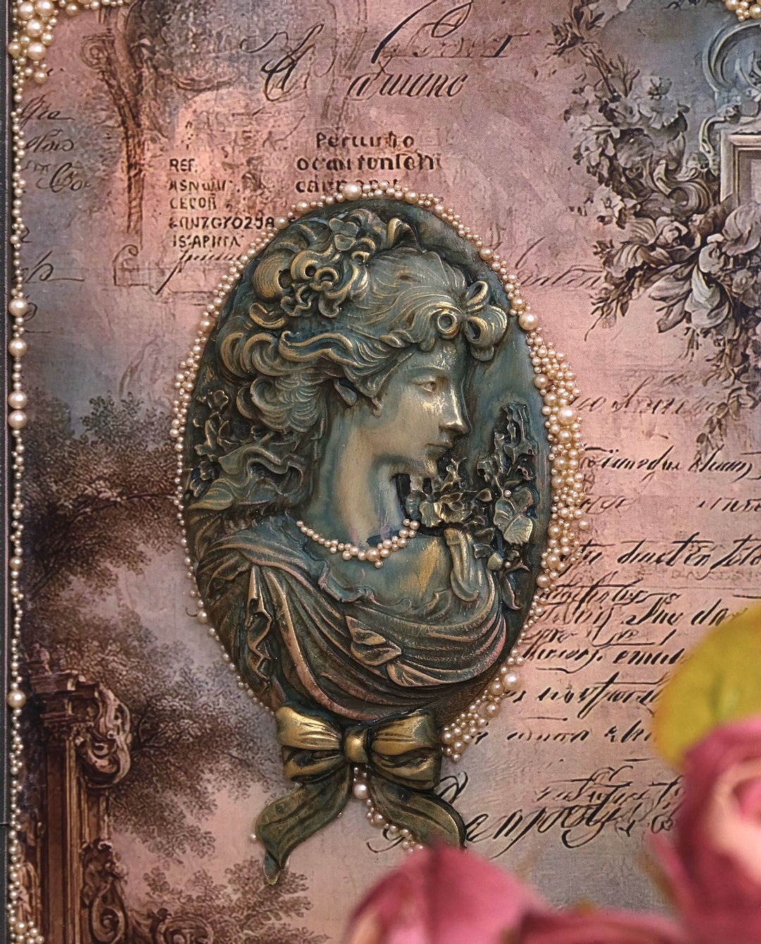 NEW! LaBlanche Mould - CAMEOS (12.7 cm x 20.3 cm)