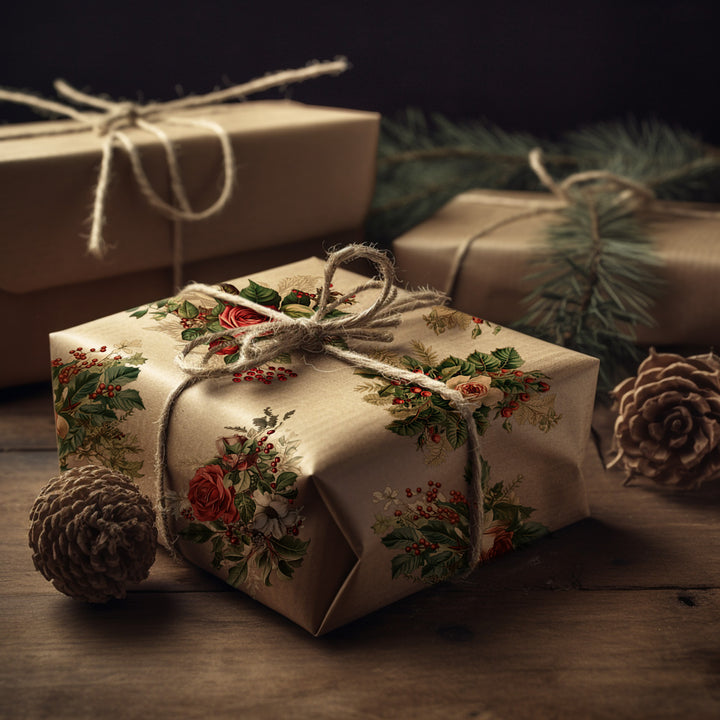 NEW! CANDY CANE COTTAGE Transfer Pad by IOD (set of eight 8"x12" sheets) - Rustic Farmhouse Charm