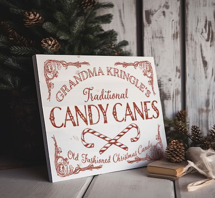 NEW! CANDY CANE COTTAGE Transfer Pad by IOD (set of eight 8"x12" sheets) - Rustic Farmhouse Charm