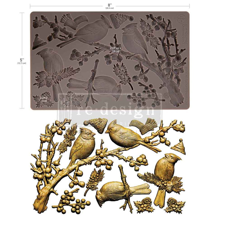 NEW! Redesign Mould - CARDINAL GRACE (5" x 8")