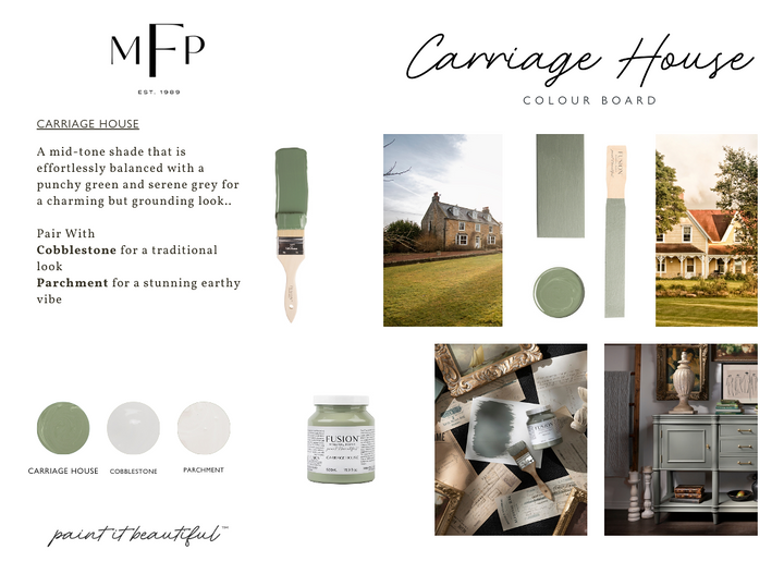 NEW! CARRIAGE HOUSE Fusion™ Mineral Paint - Rustic Farmhouse Charm