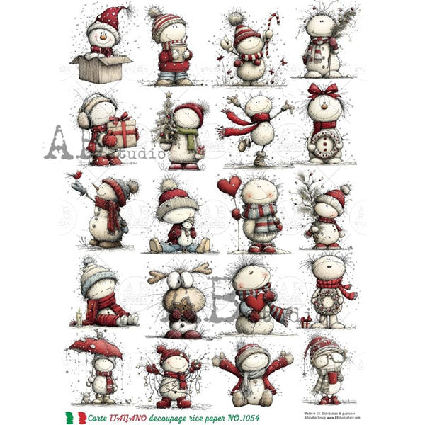 ABstudio Rice Paper - CARTE ITALIANO 1054 (A4)