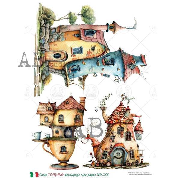 ABstudio Rice Paper - CARTE ITALIANO 355 (A4)