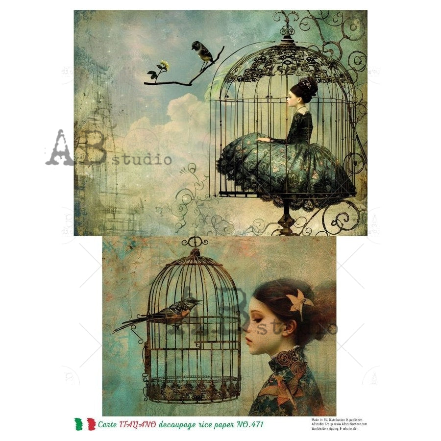 ABstudio Rice Paper - CARTE ITALIANO 471 (A4)