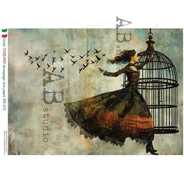 ABstudio Rice Paper - CARTE ITALIANO 472 (A4)