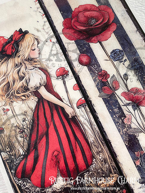 ABstudio Rice Paper - CARTE ITALIANO 641 (A4) - Rustic Farmhouse Charm