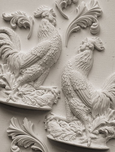 NEW! IOD Mould - CHANTICLEER (5"x7", 12.7cm x 17.78cm, extra deep)