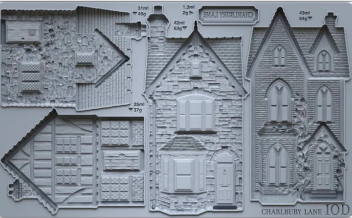 NEW! IOD Mould - CHARLBURY LANE (6"x10", 15.24cm x 25.4cm)