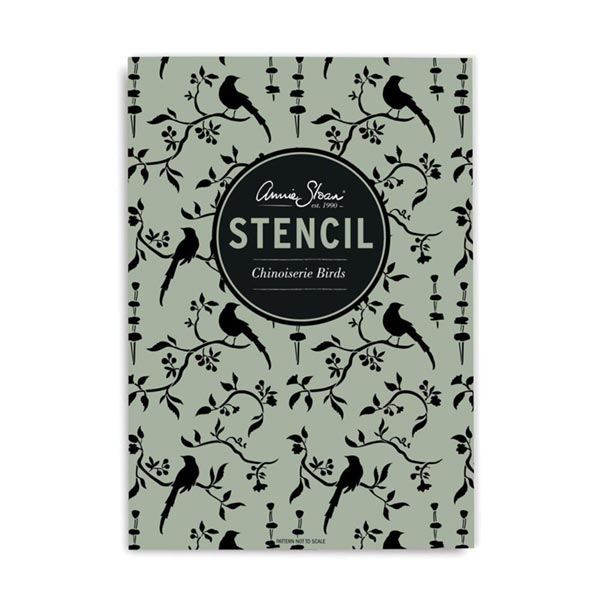 Annie Sloan Stencil Set - CHINOISERIE BIRDS