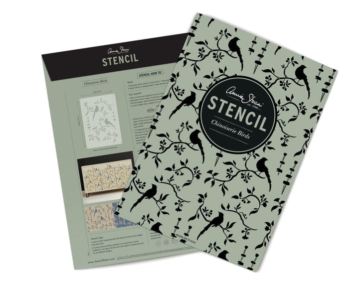 Annie Sloan Stencil Set - CHINOISERIE BIRDS