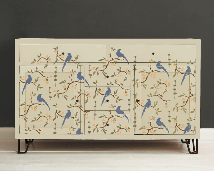 Annie Sloan Stencil Set - CHINOISERIE BIRDS