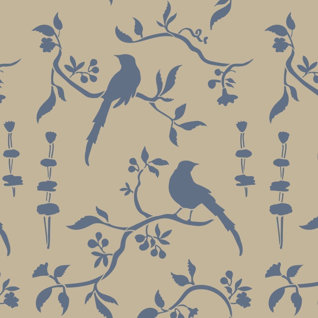 Annie Sloan Stencil Set - CHINOISERIE BIRDS