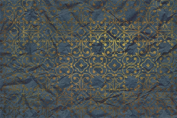 Decoupage Tissue Paper - Classical Pattern on Dark Background (50.8cm x 76.2cm) - Rustic Farmhouse Charm