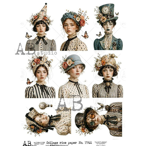 ABstudio Rice Paper - COLLAGE 7761 (A4)