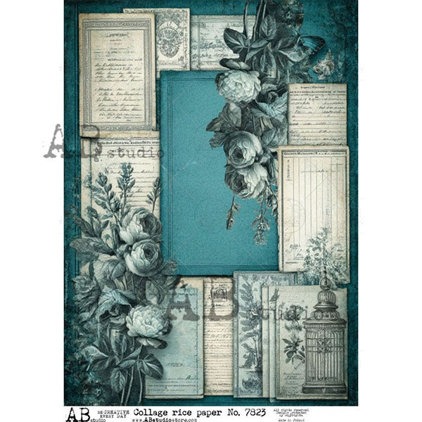 ABstudio Rice Paper - COLLAGE 7823 (A4)