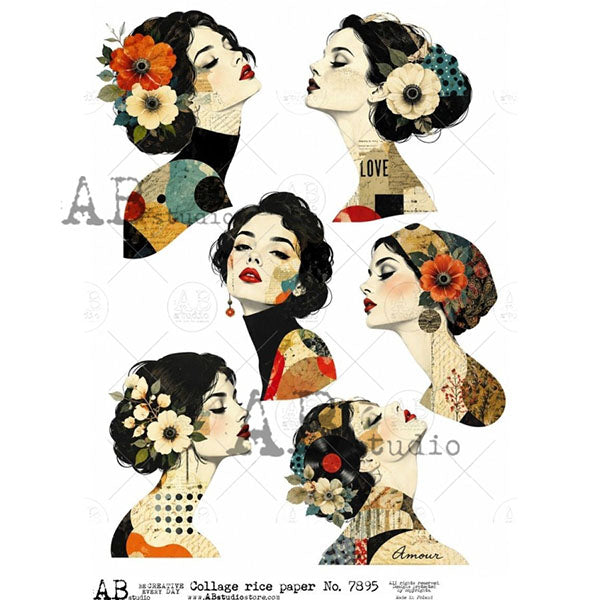 ABstudio Rice Paper - COLLAGE 7895 (A4)