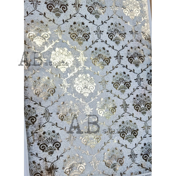 ABstudio Rice Paper Colour/Gold-Gilded - 1529 (A4)