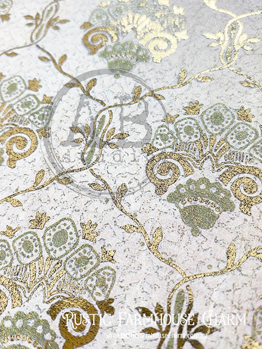 ABstudio Rice Paper Colour/Gold-Gilded - 1529 (A4)
