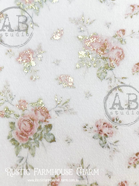 ABstudio Rice Paper Colour/Gold-Gilded - 1072 (A4)