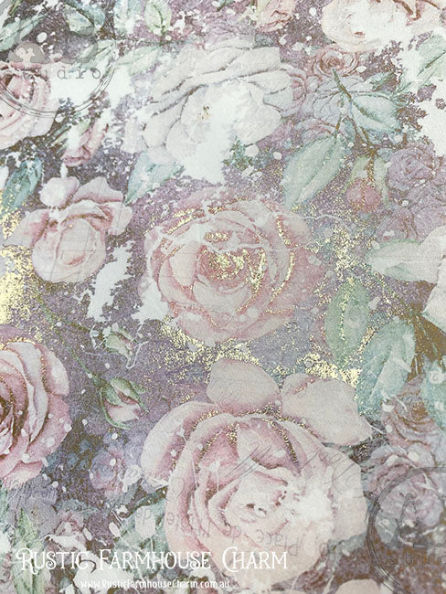 ABstudio Rice Paper Colour/Gold-Gilded - 1001 (A4)