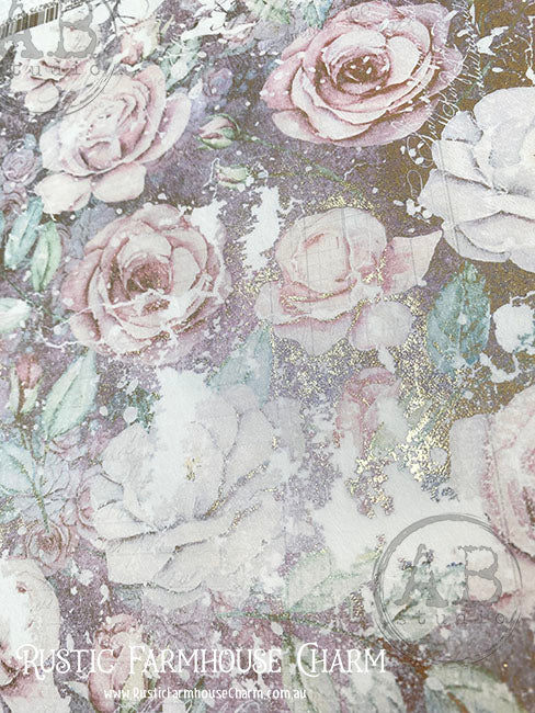 ABstudio Rice Paper Colour/Gold-Gilded - 1001 (A4)