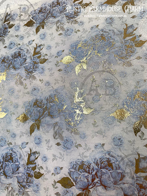 ABstudio Rice Paper Colour/Gold-Gilded - 1043 (A4)