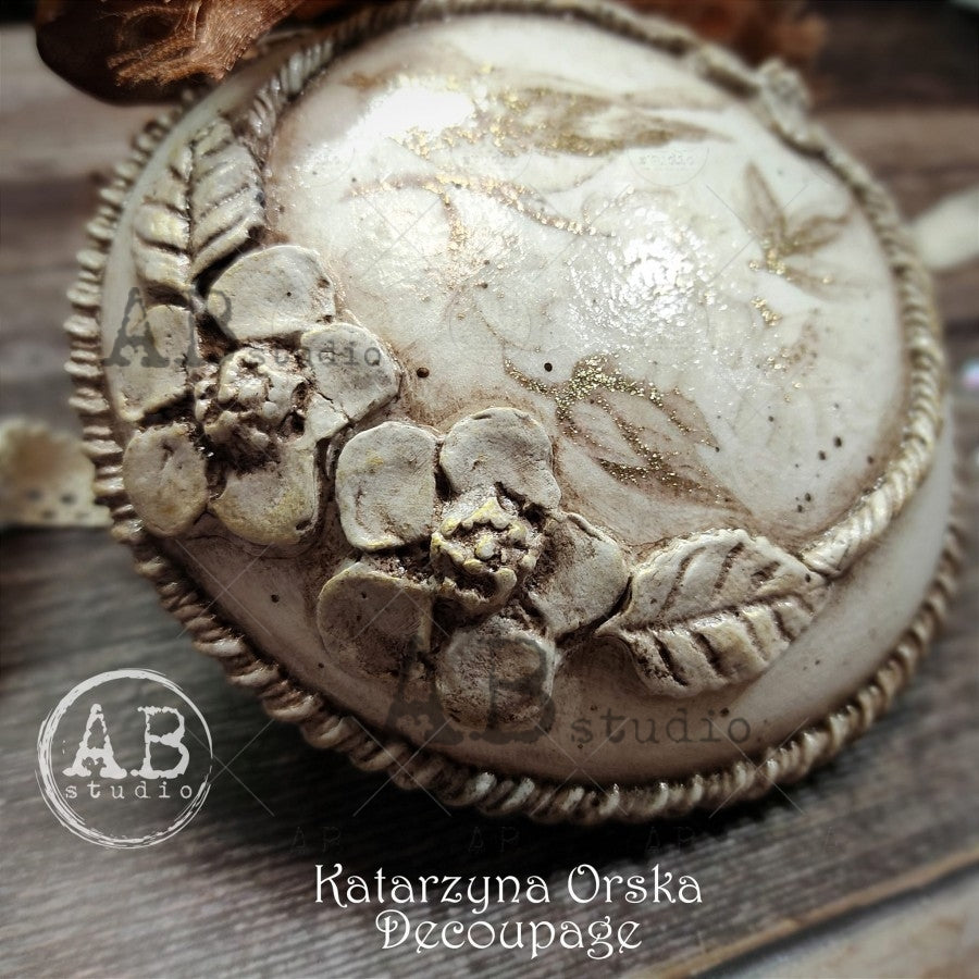 ABstudio Rice Paper Colour/Gold-Gilded - 1061 (A4)