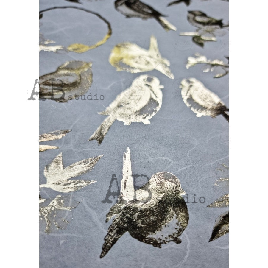 ABstudio Rice Paper Colour/Gold-Gilded - 1061 (A4)