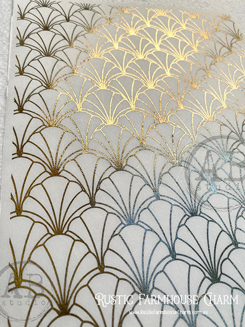 ABstudio Rice Paper Gold - 1420 Art Deco (A4)