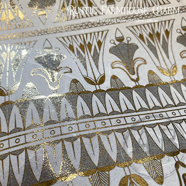 ABstudio Rice Paper Colour/Gold-Gilded - 1421 (A4)